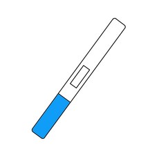 가짜 임신 테스트 스트립은 항상 긍정적인 초기 임신 테스트 실용 농담입니다, 파란색