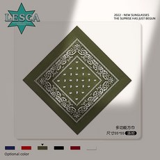 滌綸大方巾腰果花嘻哈頭巾街舞髮帶 復古時尚圍巾圍脖 阿美咔嘰OA52XGT01A