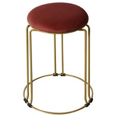 화장대 의자 거실 북유럽, 핑크 벨벳 A