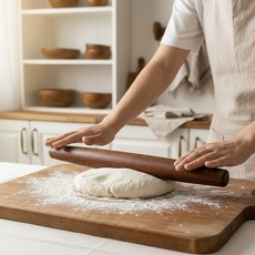 더번지 옻칠 밀대 반죽밀대