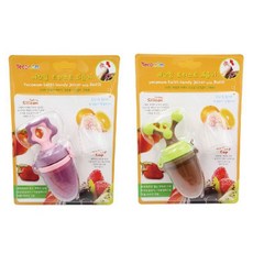 Baby童衣 朴蜜兒 旋轉水果棒 矽膠替換頭 HRA073P, 1個, 矽膠替換網2入