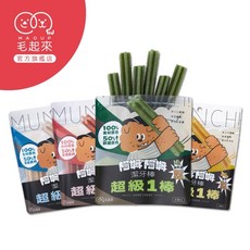 毛起來 阿姆阿姆潔牙棒 超級1棒 (6支/包) 多種口味 官方商城 潔牙骨 寵物零食 添加天然保健成分, 1個, 超級1棒優格(腸胃)