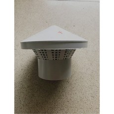 지붕환풍기 160 다목적 플라스틱 PVC 환기 모자 새 방지 곤충 방수 50 75 110, 2) 75