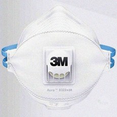 YGSA 3M 안면부여과식 1급 방진마스크 9322K 작업용 호흡보호구 3M방진마스크, 1개