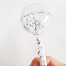 로또 볼펜 추첨기 번호 뽑기 게임 복불복 화이트, 빠른배송