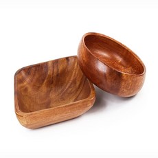 에이로샵 나무식기 우드볼, 사각볼