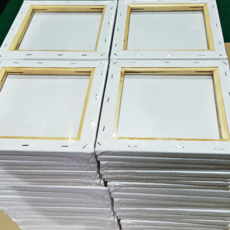 [낱개판매-당일발송] 직사각 정사각 캔버스 유화 아크릴화 미술 캠버스 무지 미니 액자, 12-정사각형 10cm x 10cm