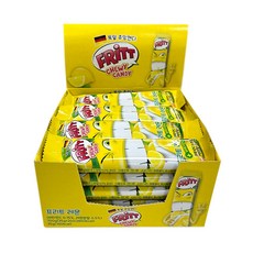 FRITT 독일 레몬 소프트 츄잉 캔디, 20개, 35g