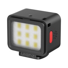 Ulanzi DG01 L196 L204 小小燈 攝影專用LED打光燈 直播美顏豆腐燈, 1個, 黑色