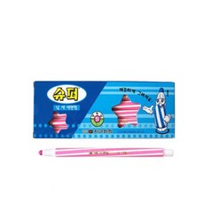 핫세언니 채점색연필 분홍12자루 지구화학색연필