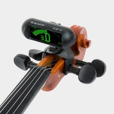 Swiff C2-V 바이올린 전용 튜너 튜닝기 조율기 정품, 1개
