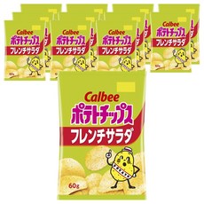 Calbee 卡樂比 卡樂先生法式沙拉風味洋芋片, 12包, 60g