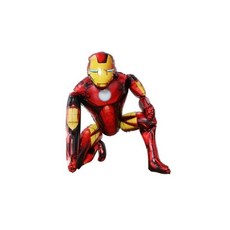 히어로 스파이더맨 배트맨 아이언맨 대형 호일 생일 파티 풍선, 1개, 아이어맨
