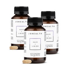 JS헬스 헤어 플러스 리비도 JSHEALTH Hair Libido Formula, 3개, 60정