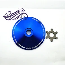 CNC 알루미늄 팬 변속기 (조그50 1PE40QMB 스쿠터 모페드 레이싱, 01 파란색