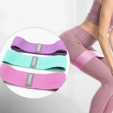 홈트 탄력 3컬러 휴대용 운동 스트레칭 밴드, 1개, 핑크_ONE