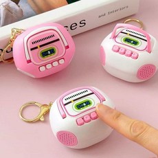 음성녹음기 레트로 카세트 녹음기 키링 랜덤