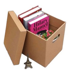 크라프트 종이박스 수납정리함, 1개, one