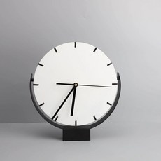 S자 와인렉 수납함 진열대 수납거치대, AG. 흑백 시계 26 55 5 29cm