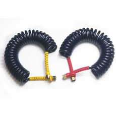 추레라 에어잭 에어호스 나선형 튜브 스프링 파이프, 적색내압및방폭, 1개