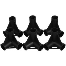 6개 캐노피 텐트 부속품 캠핑 수리 커넥터 폴 커넥터 교체 부품