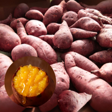 [초특가할인] 산지직송 해남 꿀 고구마 베니하루카 못난이, 1박스, 비세척고구마10kg 못난이랜덤]