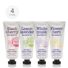 뽀얀 손을 위한 핸드크림- 블랙체리 레몬라벤더, - 레몬라벤더, 1개, 60ml