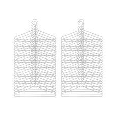 루아르모 국내산 세탁소 옷걸이 화이트, 20개
