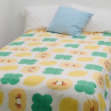 카카오프렌즈 럭키데이 접촉 냉감 홑이불 춘식이