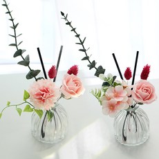 디퓨저스틱꽃 2세트, 핑크