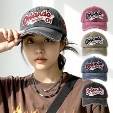 미다미 올랜드 오리지널 데미지 남녀공용 볼캡 (4컬러)