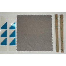 JiSiTeCai 컴퓨터 모니터 및 노트북용 프라이버시 스크린 접착 스트립 슬라이드 마운트 홀더 탭 - 노트북 프로텍터용 교체 키트가 있는 보안 필터를 쉽게 켜고 끌 수 있습니, 블랙