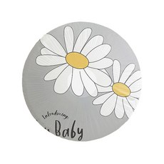 드림시오 북유럽풍 데이지 선풍기 커버 헤드형 벽걸이형, 그레이, 1개