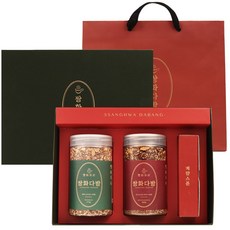 쌍화다방 차선물세트 + 쇼핑백 쌍화차 생강차 십전대보차 전통차, 1개, A세트(오리+프리)