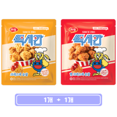 하림 맥시칸 크리스피 순살 + 핫크리스피 순살, 1세트, 250g