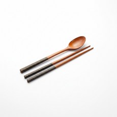 Sinaid 옻칠 투톤 수저 수저세트