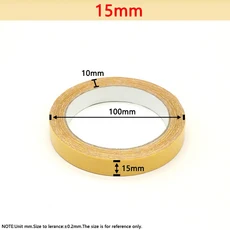 10mm-60mm 양면 접착 테이프 10meters/roll 고점도 천 베이스 그리드 Traceless 방수 섬유, 02 15mm