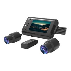 AMA S795 雙鏡頭機車行車記錄器，GPS定位、WiFi、全機防水、SONY星光夜視, FHD, S795 星光雙鏡頭行車記錄器