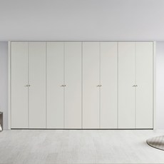 보루네오 피아 무몰딩 붙박이장 30cm E0등급, 크림화이트