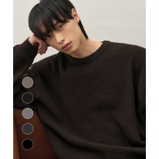 [백화점 정품] 드로우핏 드로우핏램스 울 하찌 라운드 니트 5color