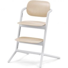 CYBEX (공식) 레모 의자 샌드 화이트 신생아와 성인에게 적합 긴 젊음 높은 어린이 식사 아기 의자 (오리지널 리플렉터 밴드 포함), sand white