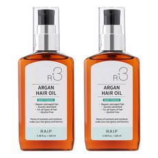 라입 R3 아르간 헤어 오일 베이비파우더, 100ml, 2개