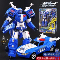 變形聯盟超變戰神四合體機器人汽車變形機甲金剛正版玩具, 1個, 普力士【2形態變形】