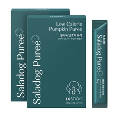하이루디 샐러독 단호박 퓨레 강아지 짜먹는 간식, 28개, 14g