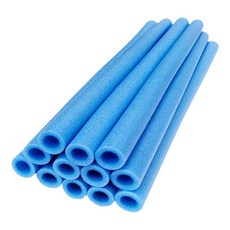 트램폴린 폴 보호용 폼 슬리브 12개입 (40cm) 설치 간편 휴대 가능 기존 액세서리 직접 교체 가능, PE 폼, 파란색