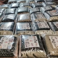 秋冬季雙面提花圍巾女氣質百搭仿羊絨保暖護頸披肩中式潮流圍脖