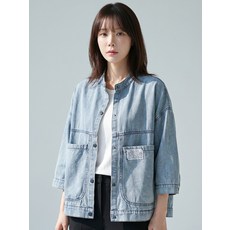 화세 77까지 7부차이나빅포켓데님자켓 HB3FJK002C 1292988
