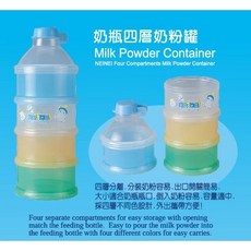 neinei奶瓶家族 奶瓶四層奶粉罐, 1個