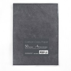 star starred 검정 먹지 (Carbon Copy Paper) 그대로 옮기는 종이, 4절 50매