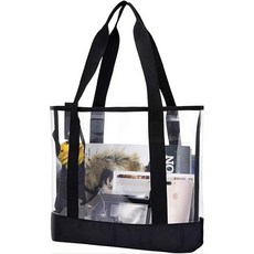 Lakymisy 비치백 토트백 비닐백 방수 수영 가방 50X38X14cm